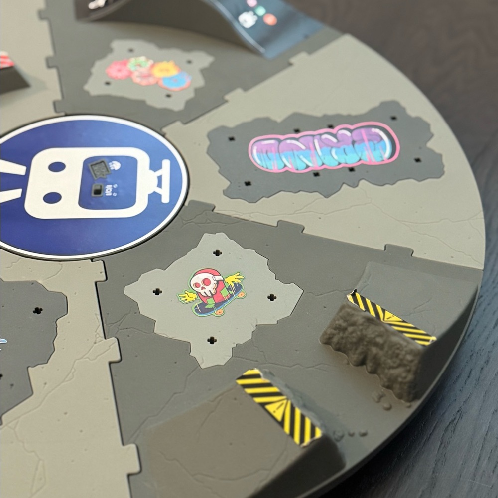 Tech Deck Brand, Gray Building Set W/Geometric Design, Kid’s Skateboarding Toys - Picture 4 of 7